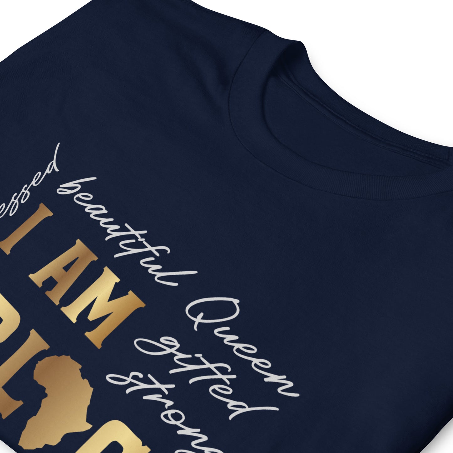 I Am Black Women Gildan Short-Sleeve Unisex T-Shirt